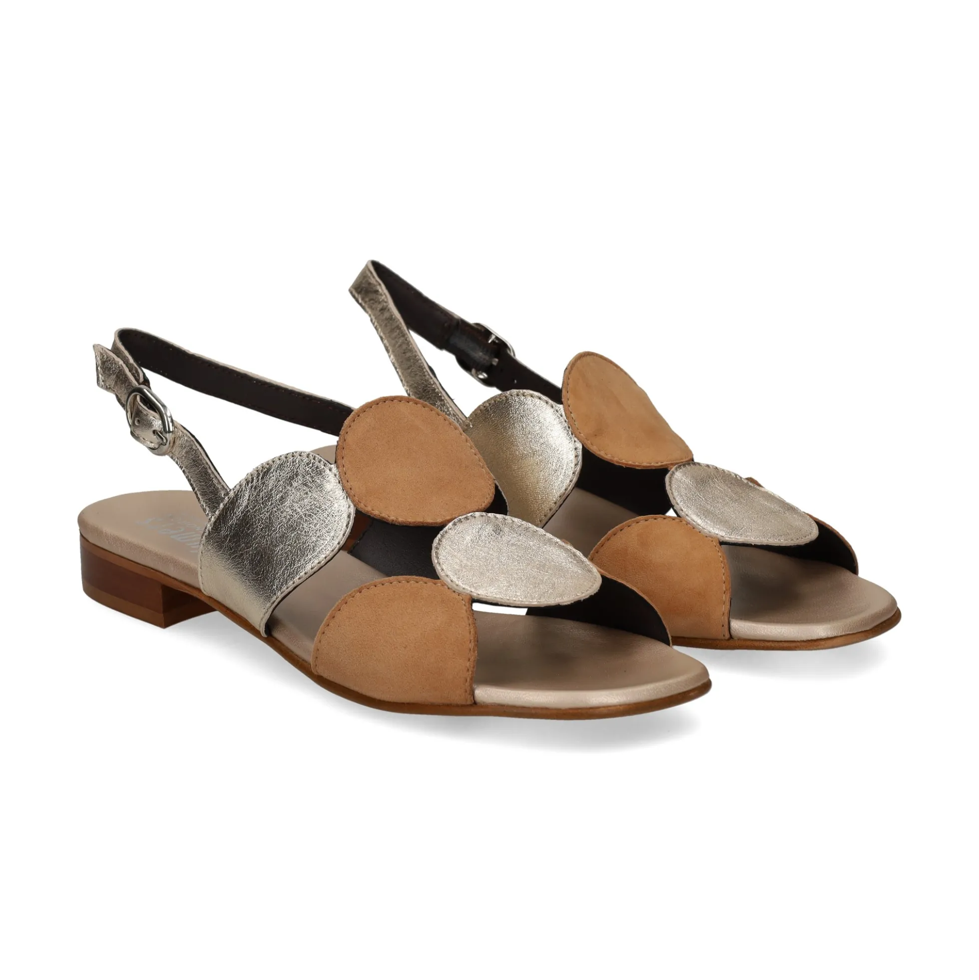 PLUMERS Sandalias planas de Mujer 3612 CUERO