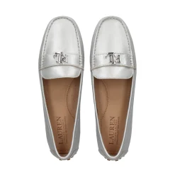 POLO RALPH LAUREN Mocasines de Mujer BARNSBURY 001 BRIGHT SILV