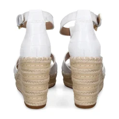 POLO RALPH LAUREN Sandalias cuña de Mujer HALE II 007 RL WHITE