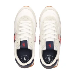 POLO RALPH LAUREN Zapatillas de niñas RF103807 WHITE/GREY/RED