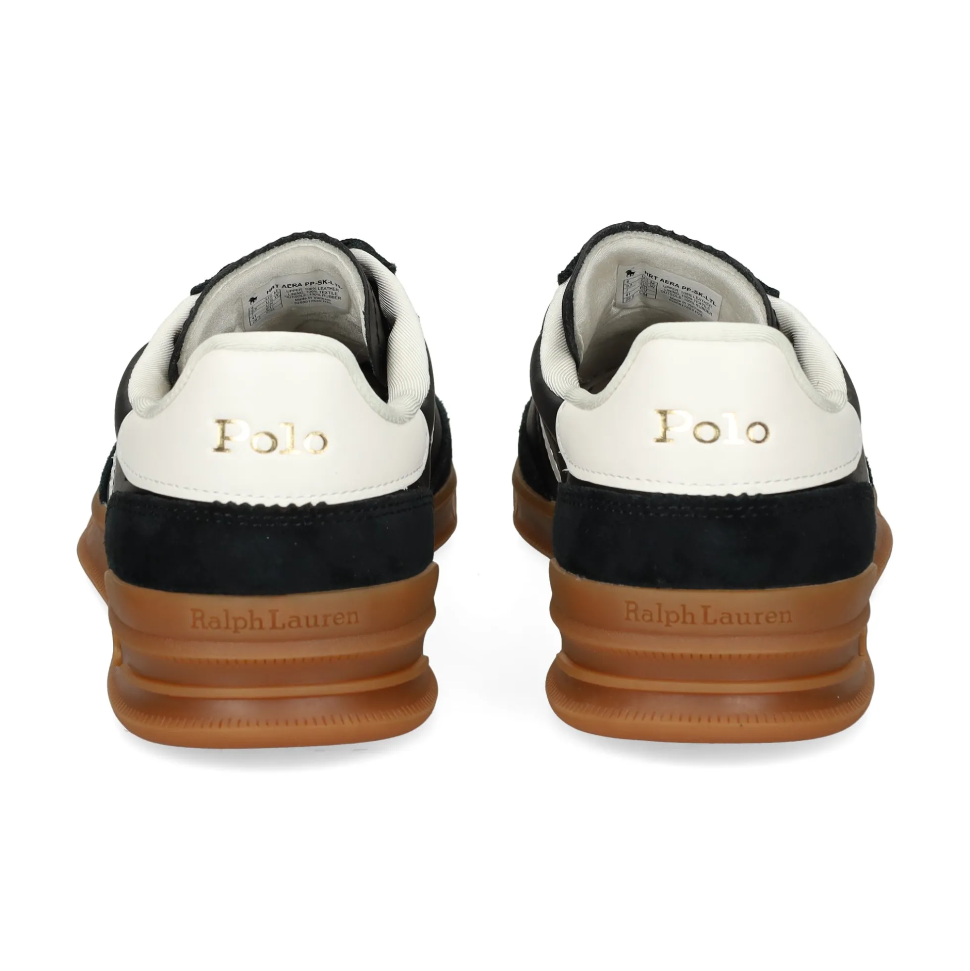 POLO RALPH LAUREN Zapatillas de Hombre HRT AERA PP 001 BLACK/WHITE