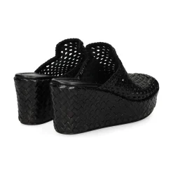 PONS QUINTANA Sandalias cuña de Mujer 9864.T00 09 NEGRO