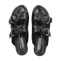 PONS QUINTANA Sandalias con plataforma de Mujer 9808.000 NEGRO