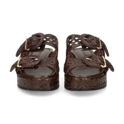 PONS QUINTANA Sandalias con plataforma de Mujer 12036.000 79 CAFE