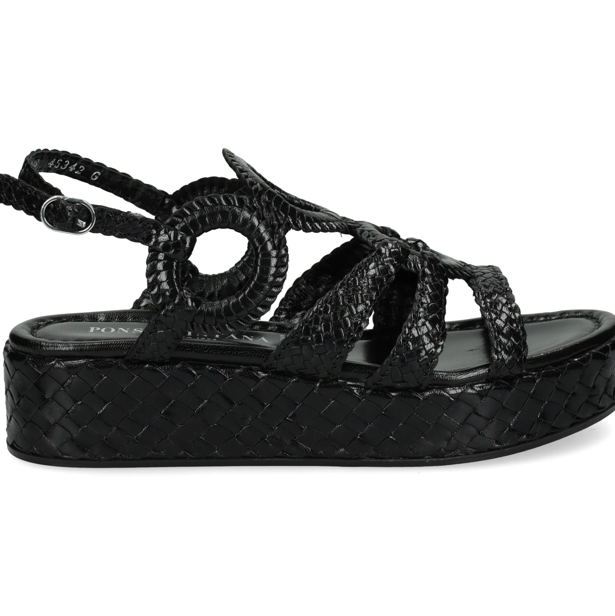 PONS QUINTANA Sandalias con plataforma de Mujer 11250.000 09 NEGRO