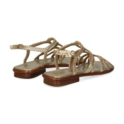 PONS QUINTANA Sandalias planas de Mujer 9760.000 66 PLATINO