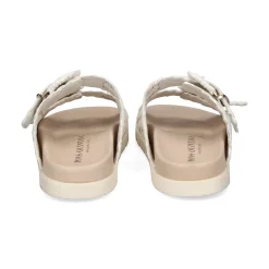 PONS QUINTANA Sandalias planas de Mujer 9743.001 W03 MILK