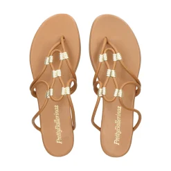 PRETTY BALLERINAS Sandalias planas de Mujer 53198_003 SADEL-ORO