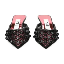RAS Sandalias con tacón de Mujer 8470 NEGRO