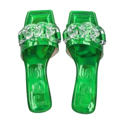 RAS Sandalias con tacón de Mujer 7128 GLOOM GREEN
