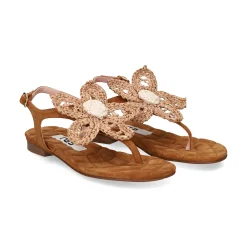 RAS Sandalias planas de Mujer 8431 TAN