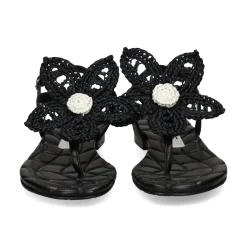 RAS Sandalias planas de Mujer 8431 NEGRO