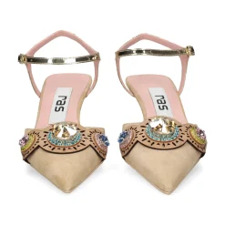 RAS Zapatos de tacón medio de Mujer 8471 MIEL