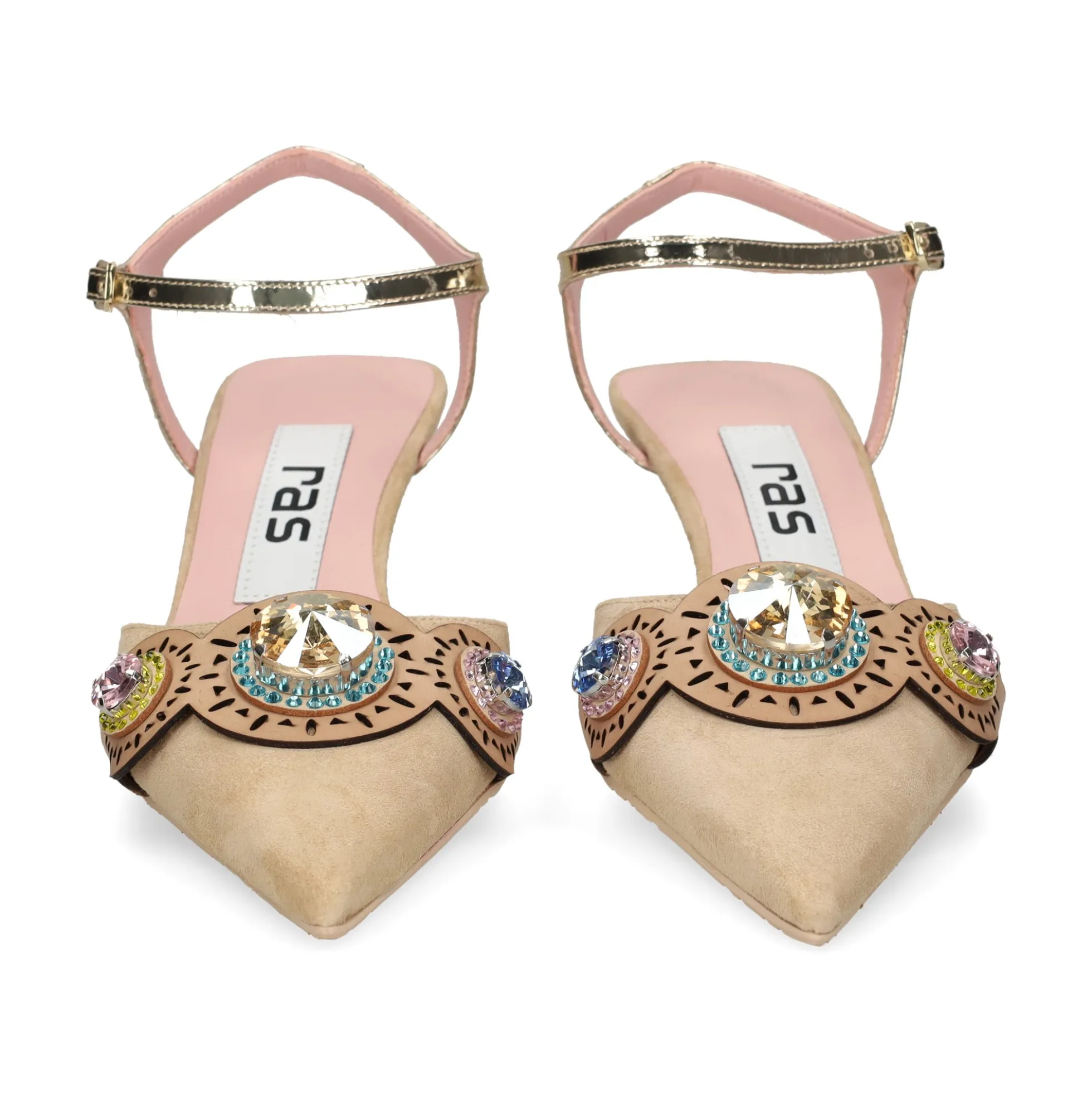 RAS Zapatos de tacón medio de Mujer 8471 MIEL