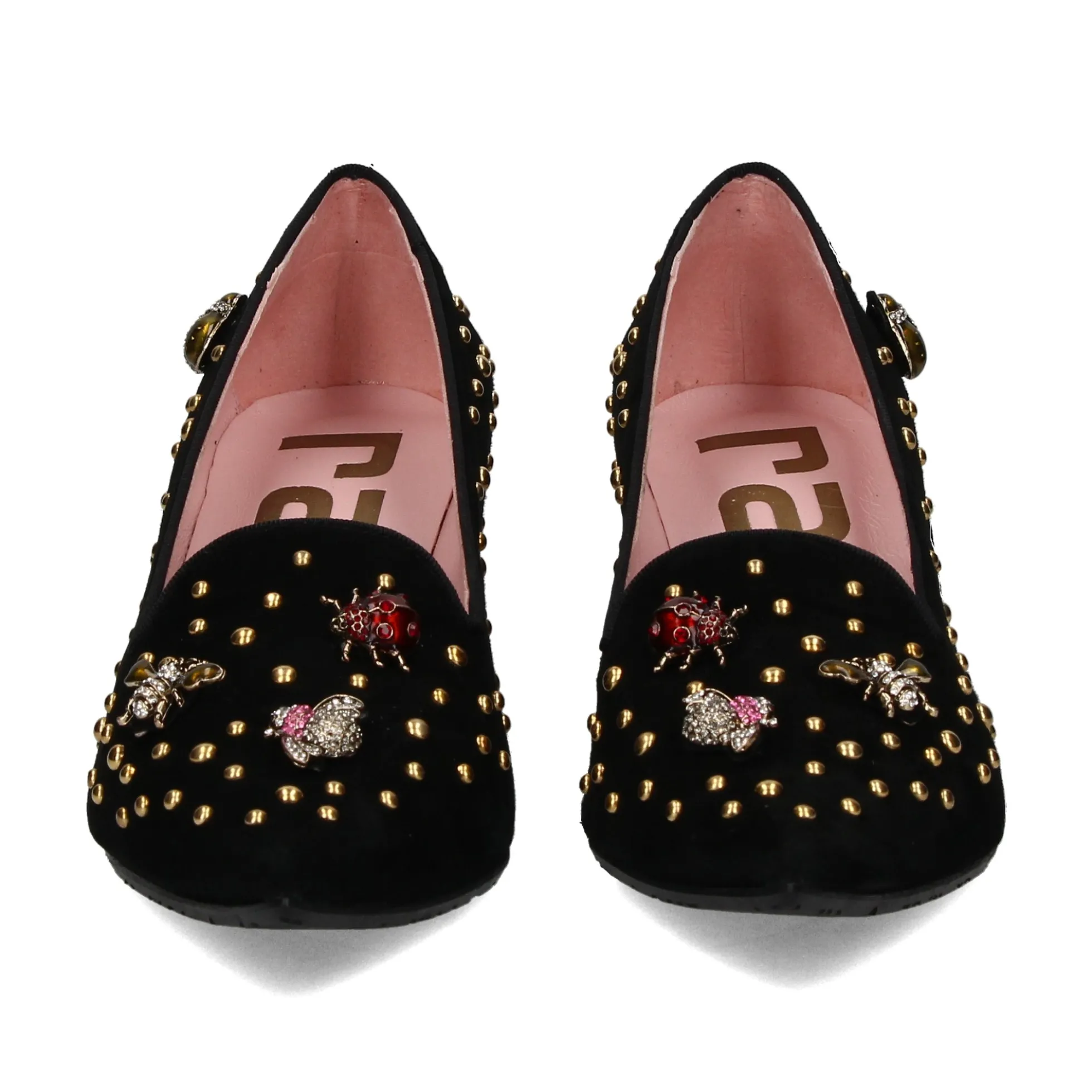 RAS Zapatos de tacón medio de Mujer 7324 NEGRO