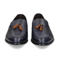 SERGIO SERRANO Mocasines de Hombre 5823 MARINO/CUERO