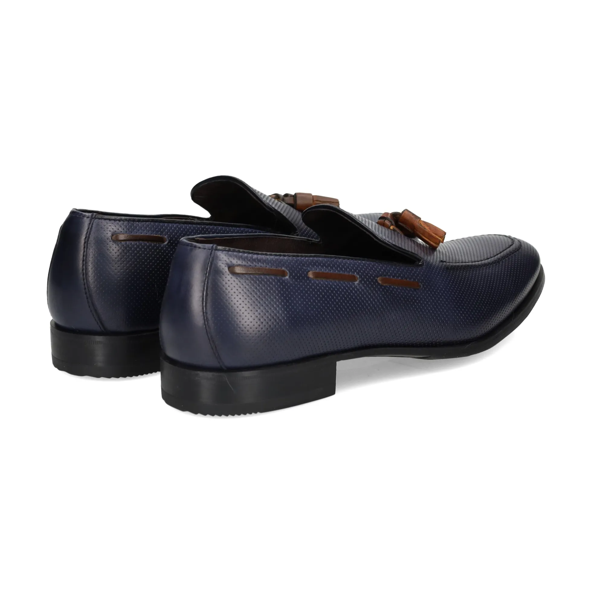 SERGIO SERRANO Mocasines de Hombre 5823 MARINO/CUERO