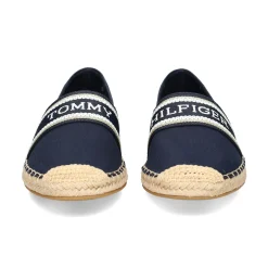 TOMMY HILFIGER Alpargatas de Mujer FW0FW07917 DW6 SPACE BLUE