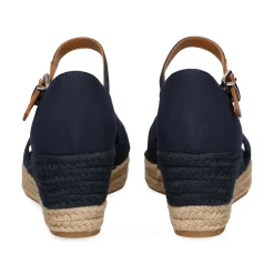 TOMMY HILFIGER Alpargatas de Mujer FW0FW04785 DW6 SPACE BLUE