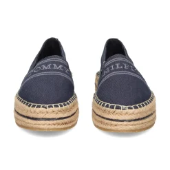 TOMMY HILFIGER Alpargatas de Mujer FW0FW08543 DW6 SPACE BLUE