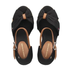 TOMMY HILFIGER Alpargatas de Mujer FW0FW04784 BDS BLACK
