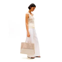 TOMMY HILFIGER Bolsos AW0AW17640 ACI BEIGE