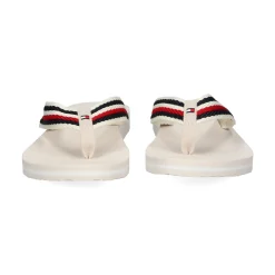 TOMMY HILFIGER Chanclas de Mujer FW0FW07147 AF4 FEATHER WHI