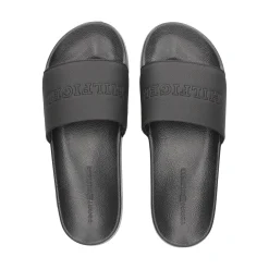 TOMMY HILFIGER Sandalias planas de Mujer FM0FM05619 BDS BLACK