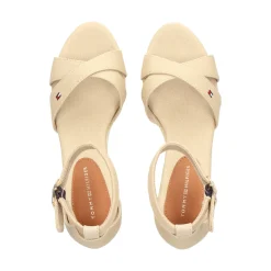 TOMMY HILFIGER Sandalias cuña de Mujer FW0FW08481 ACC HORSERADISH