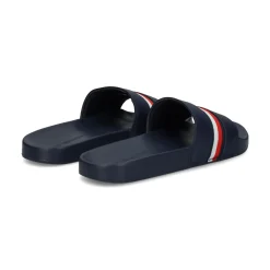 TOMMY HILFIGER Sandalias planas de Mujer FW0FW07555 DW6 SPACE BLUE