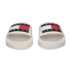 TOMMY HILFIGER Sandalias planas de Mujer EN0EN02115 TCR ECRU