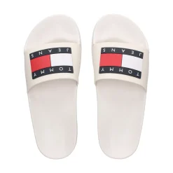 TOMMY HILFIGER Sandalias planas de Mujer EN0EN02115 TCR ECRU