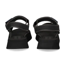 TOMMY HILFIGER Sandalias planas de Mujer EN0EN02747 BDS NEGRO