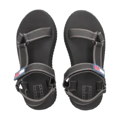 TOMMY HILFIGER Sandalias planas de Mujer EN0EN02747 BDS NEGRO