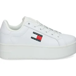 TOMMY HILFIGER Sandalias con plataforma de Mujer EN0EN02518 YBS WHITE
