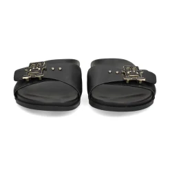 TOMMY HILFIGER Sandalias planas de Mujer FW0FW07940 BDS BLACK