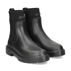 UNISA Botines con tacón de Mujer FAYNAR_RIB NEGRO