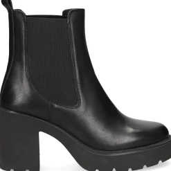 UNISA Botines con tacón de Mujer KLINO_STT NEGRO