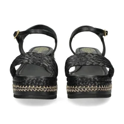 UNISA Sandalias con plataforma de Mujer KEBEC_25_GRA NEGRO
