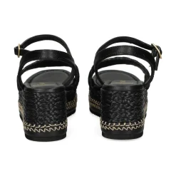 UNISA Sandalias con plataforma de Mujer KEBEC_25_GRA NEGRO