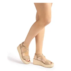 UNISA Sandalias con plataforma de Mujer KALION_MEC PLATINO
