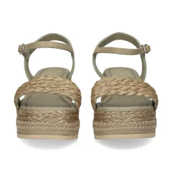 UNISA Sandalias con plataforma de Mujer KEBEC_25_GRA Matcha