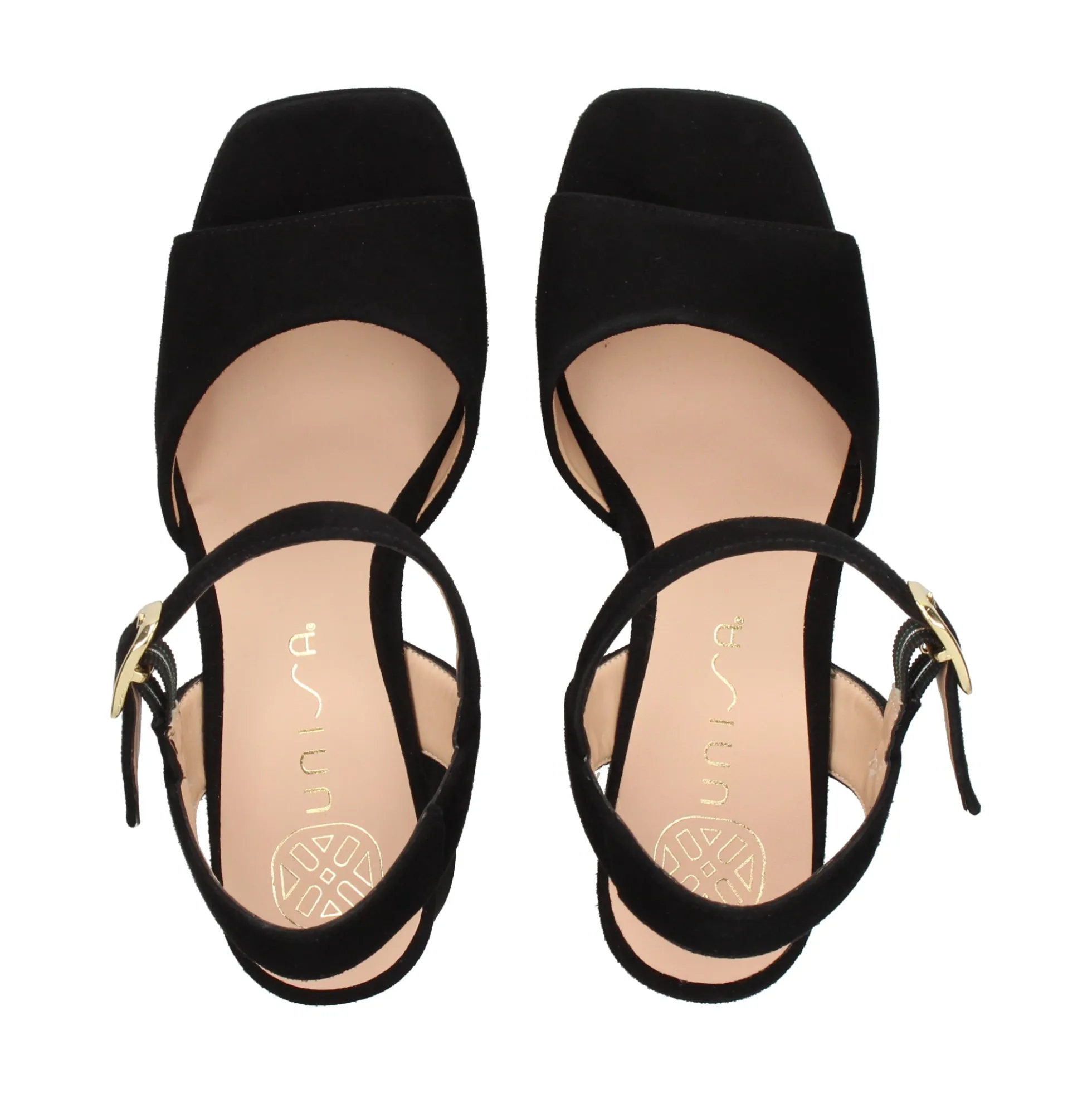 UNISA Sandalias con plataforma de Mujer ODRAN_23_KS NEGRO