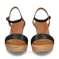 UNISA Sandalias cuña de Mujer RITA_23_NS NEGRO