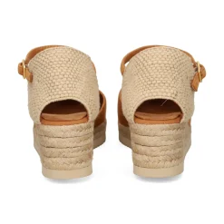 UNISA Sandalias cuña de Mujer CISCA_24_KS CINNAMON