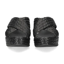 UNISA Sandalias cuña de Mujer KEMP_RF NEGRO