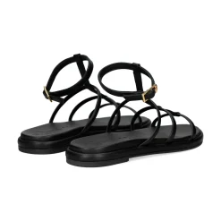 UNISA Sandalias planas de Mujer CLISA_GRA NEGRO