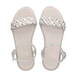 UNISA Sandalias planas de Mujer COSO_LMT SILVER