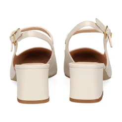 UNISA Zapatos de tacón medio de Mujer LUMIS_NTO MARFIL