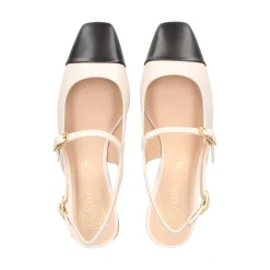 UNISA Zapatos de tacón medio de Mujer LUMIS_NTO MARFIL